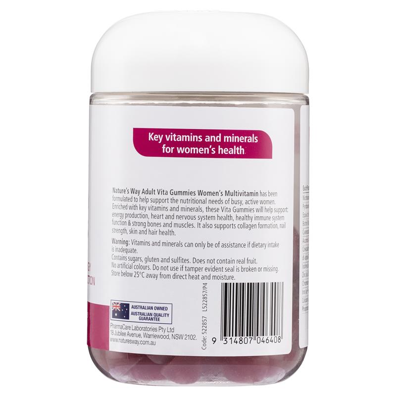 Load image into Gallery viewer, Nature's Way Adult Vita Gummies Womens Multivitamin 100 Gummies
