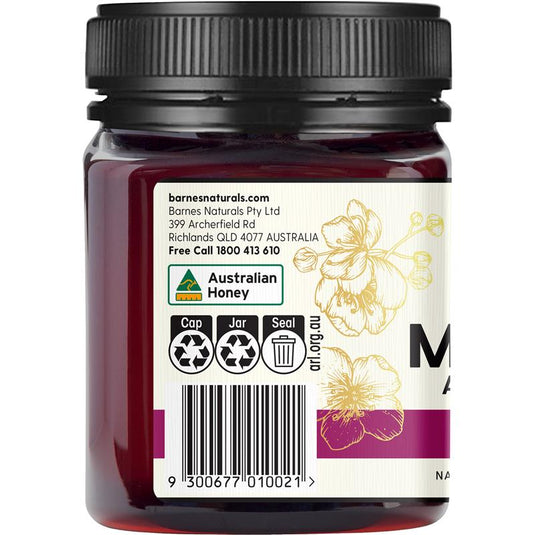 Barnes Naturals Australian Manuka Honey 500g MGO 400+