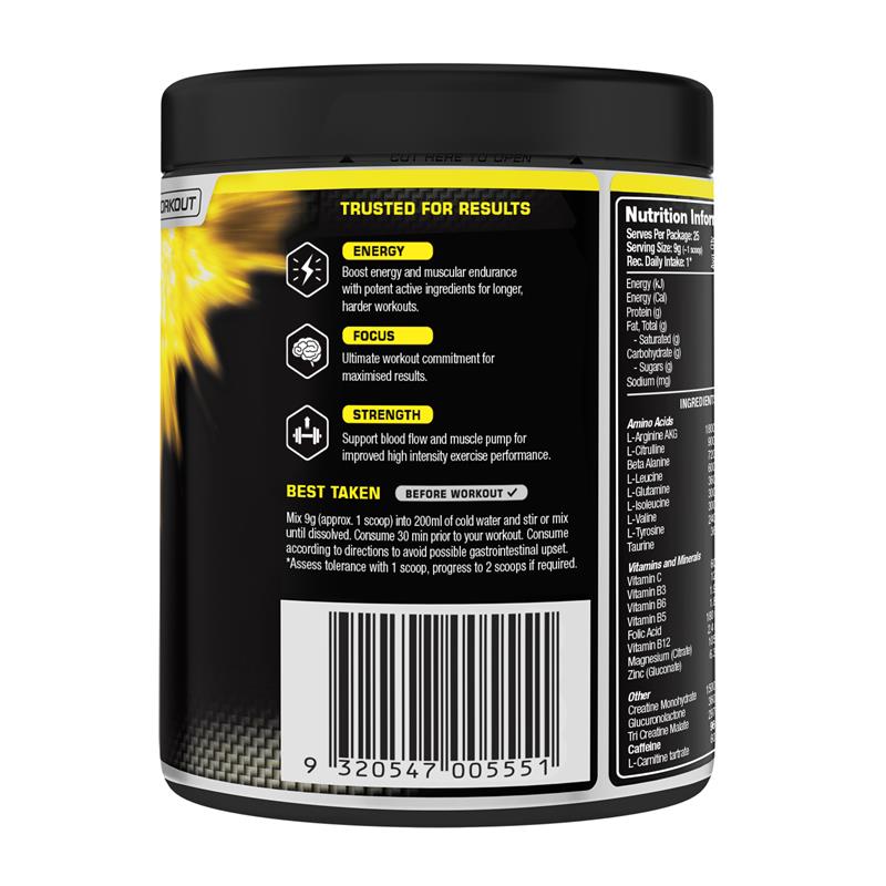 Load image into Gallery viewer, Vital Strength Pre Workout Powder Watermelon Smash 225g
