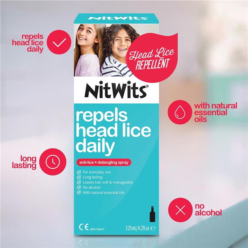 Load image into Gallery viewer, Nitwits Head Lice Anti Lice &amp; Detangling Spray 125ml
