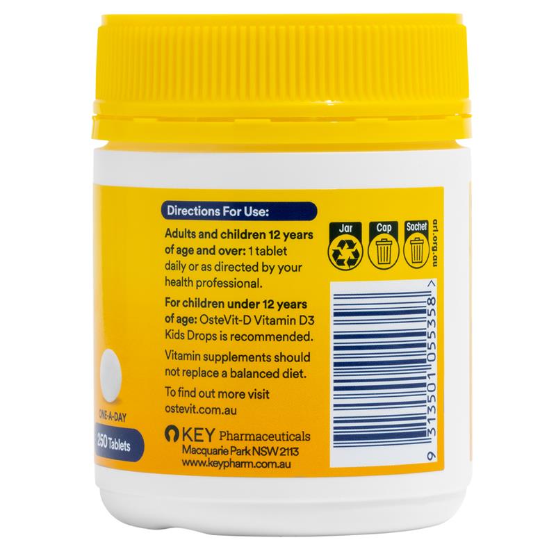 Load image into Gallery viewer, OsteVit-D Vitamin D3 1000IU 250 Tablets
