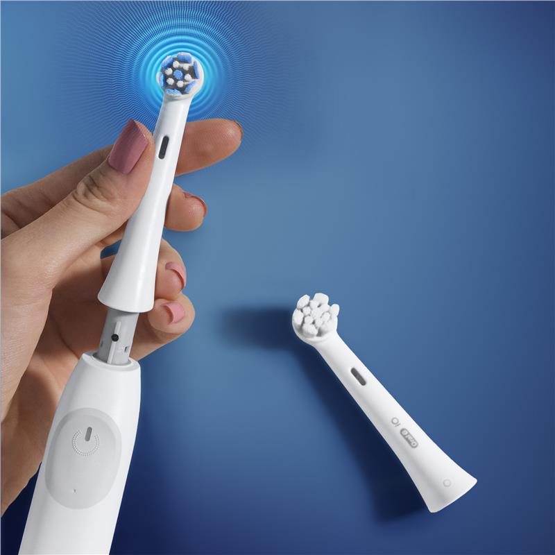Load image into Gallery viewer, Oral B Power Toothbrush iO Clean &amp; Gum Protect Refills White 2 Pack
