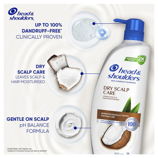 Head & Shoulders Dry Scalp Care Shampoo 850ml