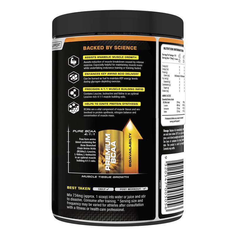 Load image into Gallery viewer, Vital Strength BCAA 4:1:1 Leucine Isoleucine and Valine 375g
