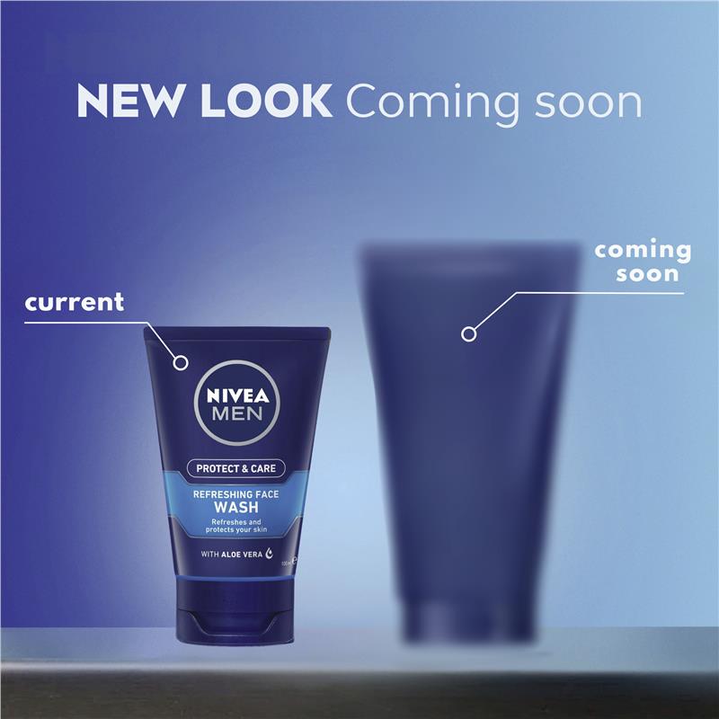 Load image into Gallery viewer, NIVEA Men Face Wash Protect &amp; Care Refreshing 100ml
