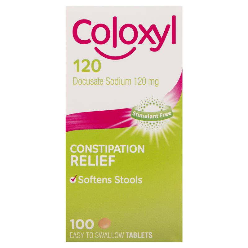Load image into Gallery viewer, Coloxyl 120mg 100 Tablets Filmcoat
