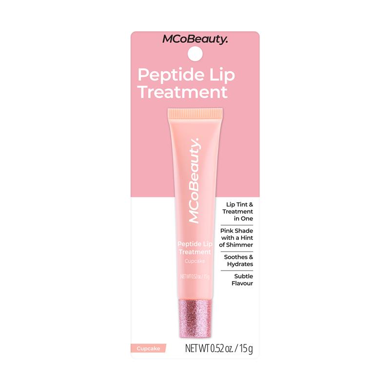 Load image into Gallery viewer, MCoBeauty Peptide Lip Treatment Cupcake Shimmer
