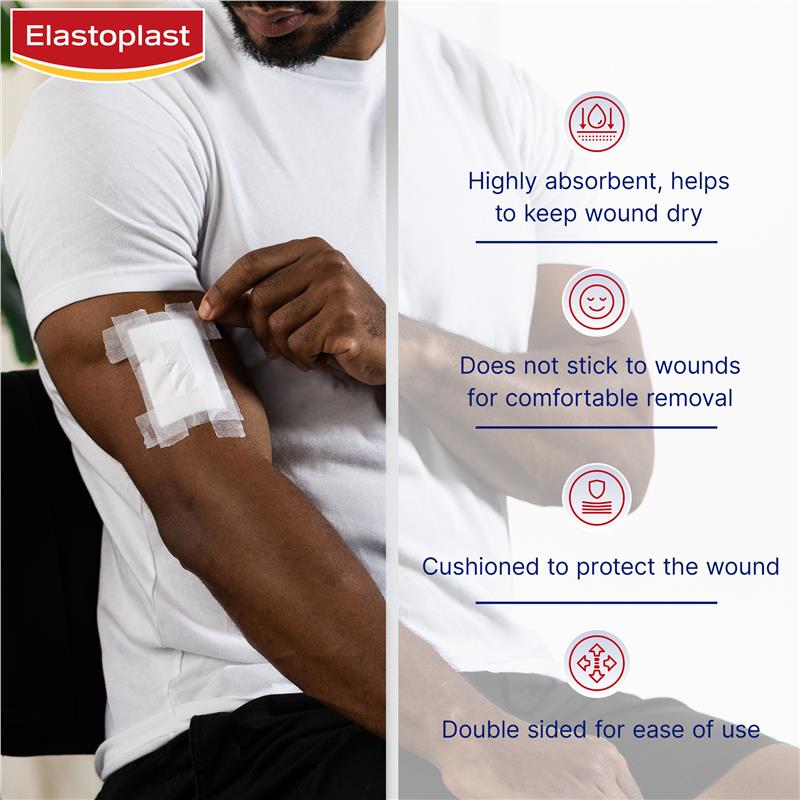 Load image into Gallery viewer, Elastoplast Non-Stick Wound Dressing 7.5cm x 5cm 5 Pack
