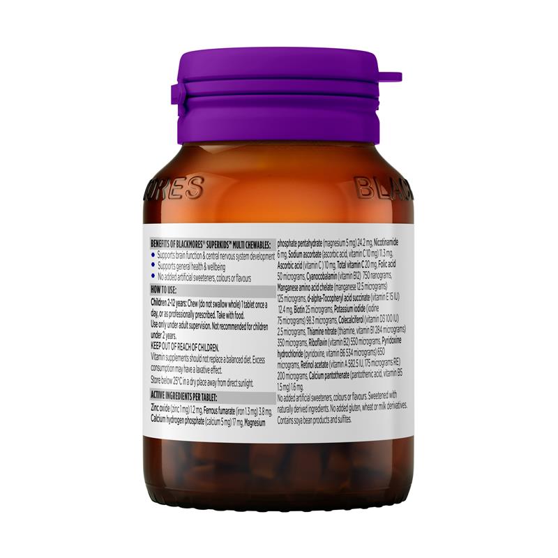 Load image into Gallery viewer, Blackmores Superkids Multi 60 Chewables
