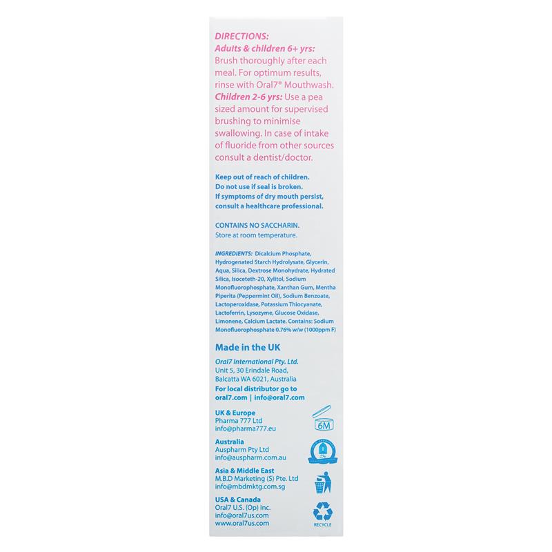 Load image into Gallery viewer, Oral7 Dry Mouth Toothpaste 75ml
