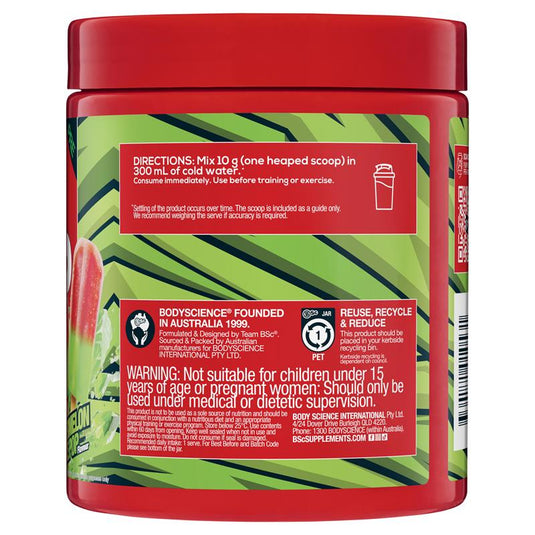 BSc Pump Non Stim Pre-Workout Watermelon Ice Pop 300g