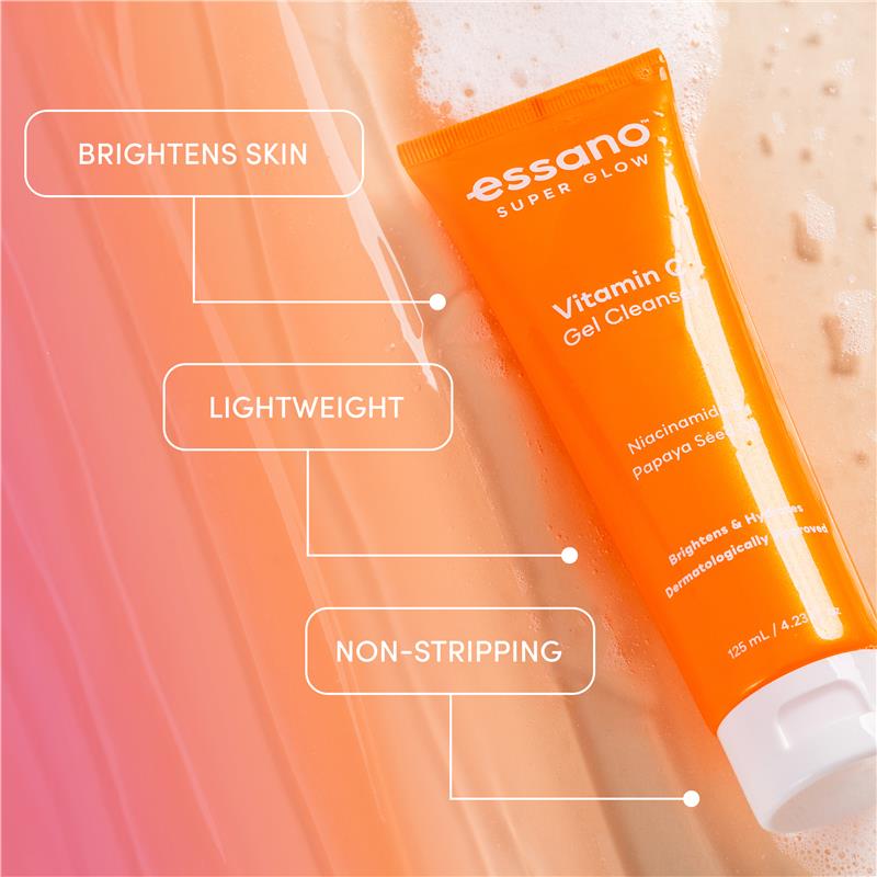 Load image into Gallery viewer, Essano Super Glow Vitamin C Gel Cleanser 125ml
