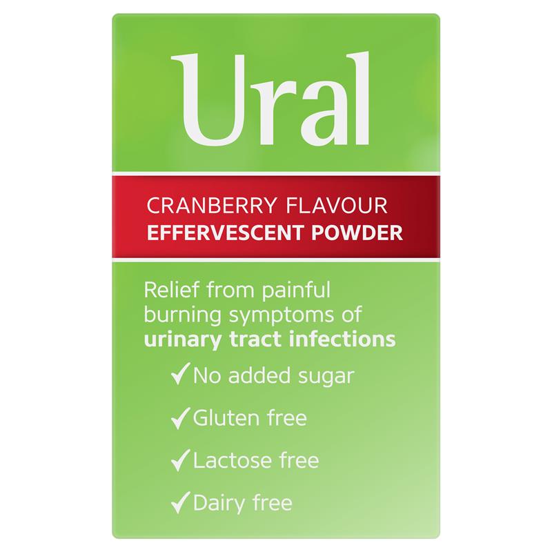 Load image into Gallery viewer, Ural Effervescent Powder Cranberry 28 Sachets
