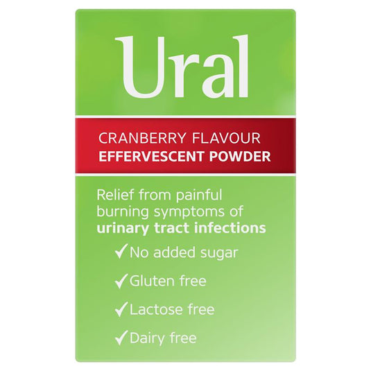 Ural Effervescent Powder Cranberry 28 Sachets