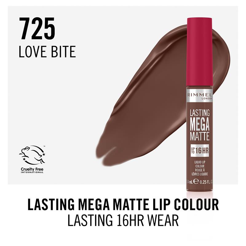 Load image into Gallery viewer, Rimmel London Mega Matte Liquid Lip 725 Love Bite
