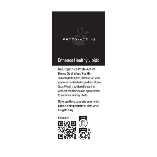 Naturopathica Horny Goat Weed for Him 50 Tablets