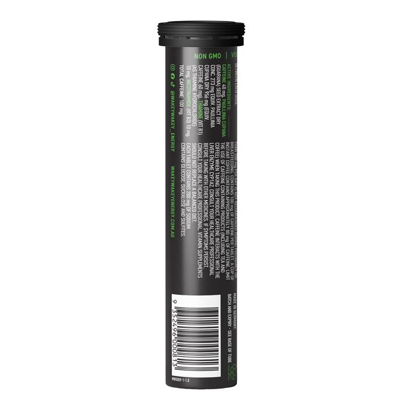 Load image into Gallery viewer, Wakey Wakey Caffeine Effervescent Cola Flavour 20 Tablets

