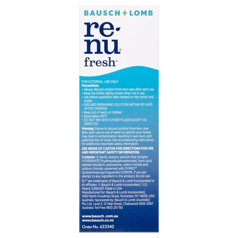 Load image into Gallery viewer, Bausch &amp; Lomb Renu Fresh Multi Purpose Solution 120ml
