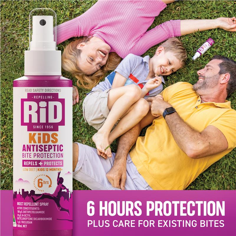 Load image into Gallery viewer, Rid Kids Antiseptic Repellent Pump Spray 100ml

