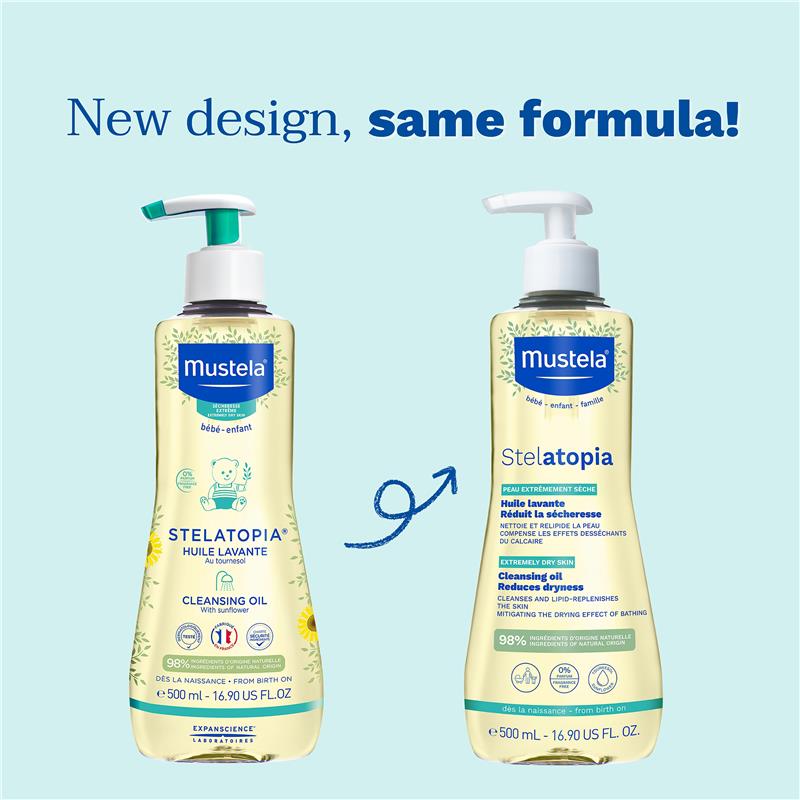 Load image into Gallery viewer, Mustela Stelatopia Cleansing Oil 500ml
