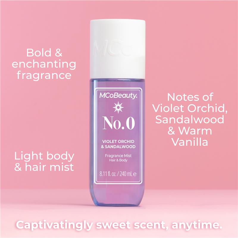 Load image into Gallery viewer, MCoBeauty Violet Orchid &amp; Sandalwood No.5 Fragrance Hair &amp; Body Mist 240ml
