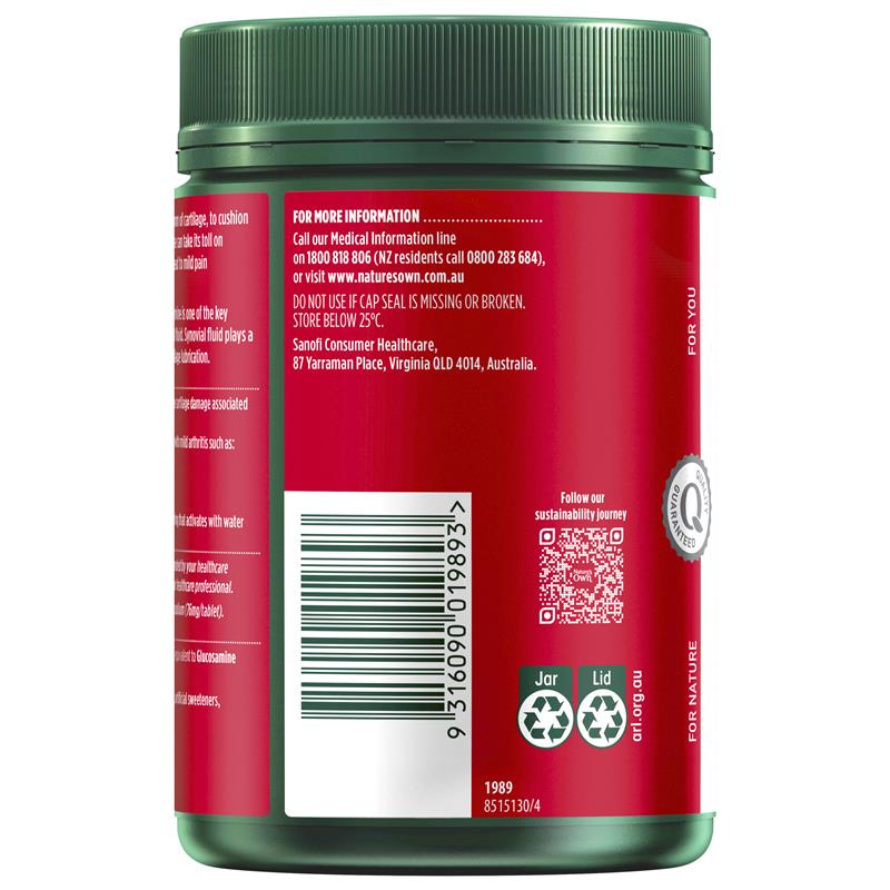 Load image into Gallery viewer, Nature's Own Glucosamine Sulfate 400 Tablets
