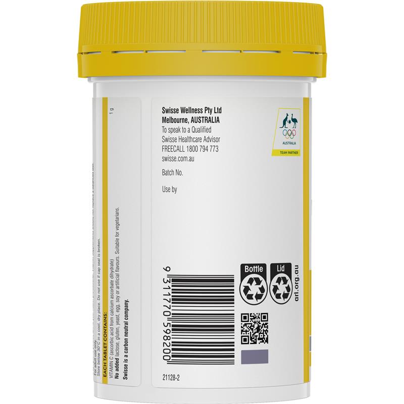 Load image into Gallery viewer, Swisse Vitamin C 1000mg 150 Tablets
