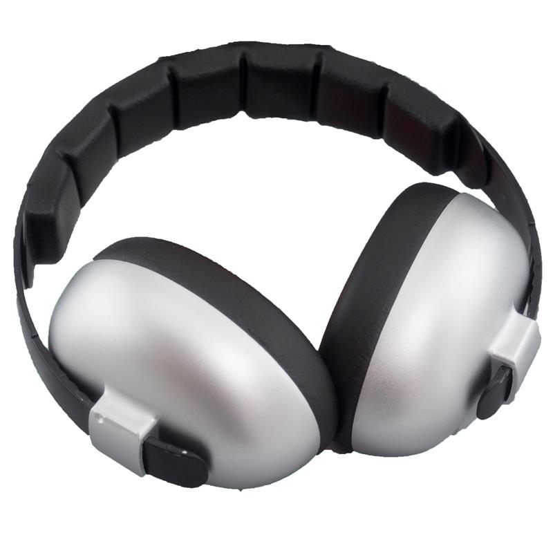 Load image into Gallery viewer, Banz Ear Muffs Mini 3+ Months to 2 Years Silver
