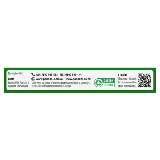Panadol Rapid Paracetamol Pain Relief 16 Caplets