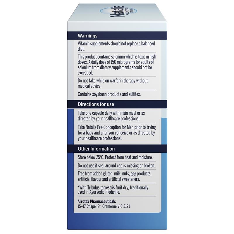 Load image into Gallery viewer, Natalis Conceive Support for Men 90 Capsules
