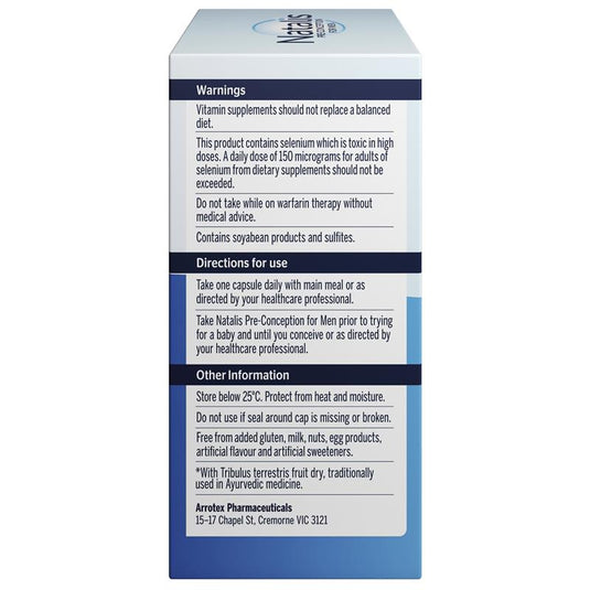 Natalis Conceive Support for Men 90 Capsules