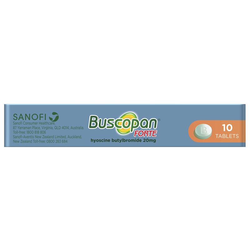 Load image into Gallery viewer, Buscopan Forte Stomach Cramps Pain Relief 20mg Tablets 10 Pack
