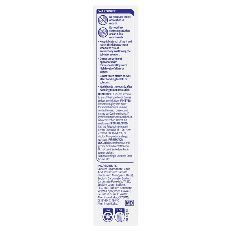 Load image into Gallery viewer, Polident Denture Cleanser Whitening Tablets 36
