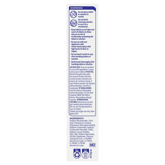 Polident Denture Cleanser Whitening Tablets 36