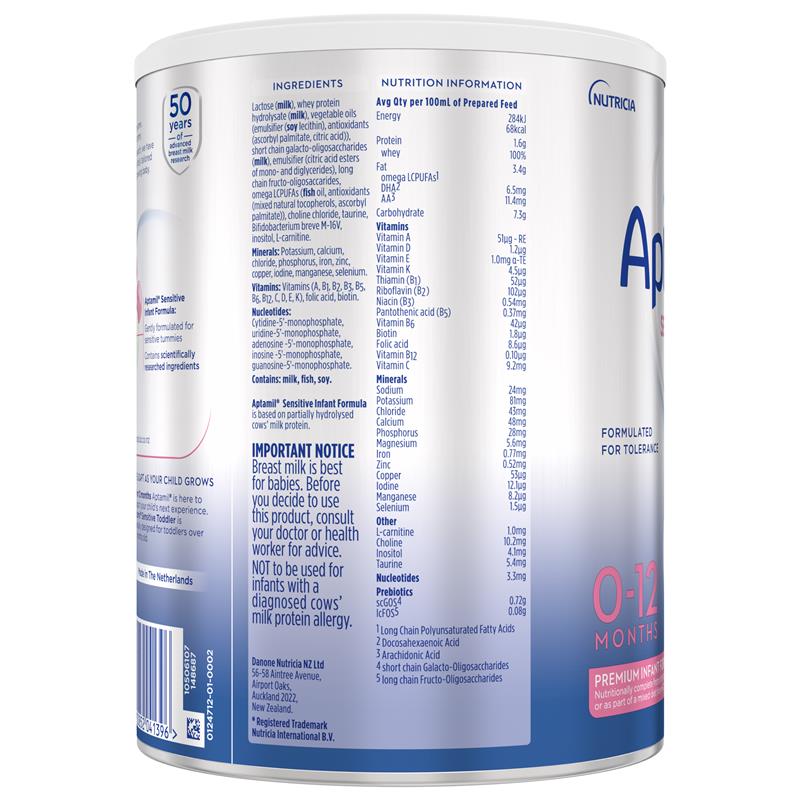 Load image into Gallery viewer, Aptamil Prosyneo Sensitive 0-12 months 900g
