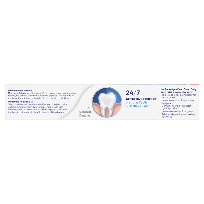 Load image into Gallery viewer, Sensodyne Toothpaste Deep Clean 160g Exclusive Size
