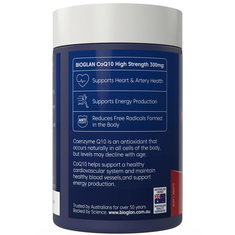 Load image into Gallery viewer, Bioglan CoQ10 300mg 60 Capsules
