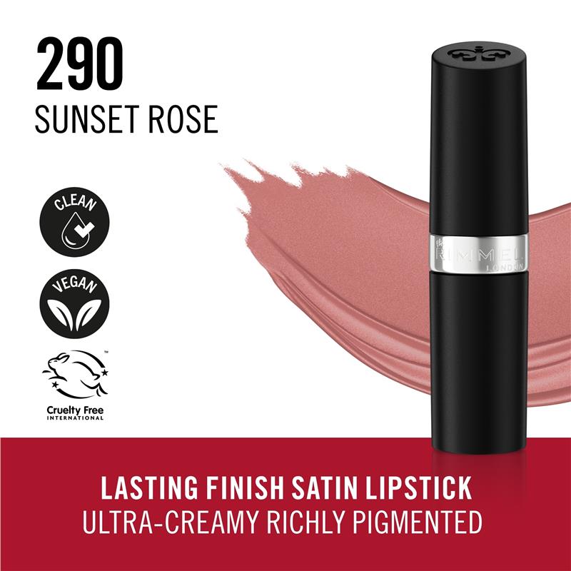 Load image into Gallery viewer, Rimmel Lasting Finish Lipstick 290 Sunset Rose
