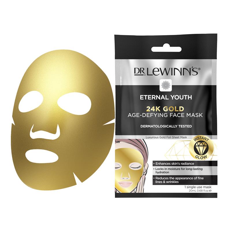 Load image into Gallery viewer, Dr. LeWinn's Barrier Protect 24K Gold Hydrating Face Mask
