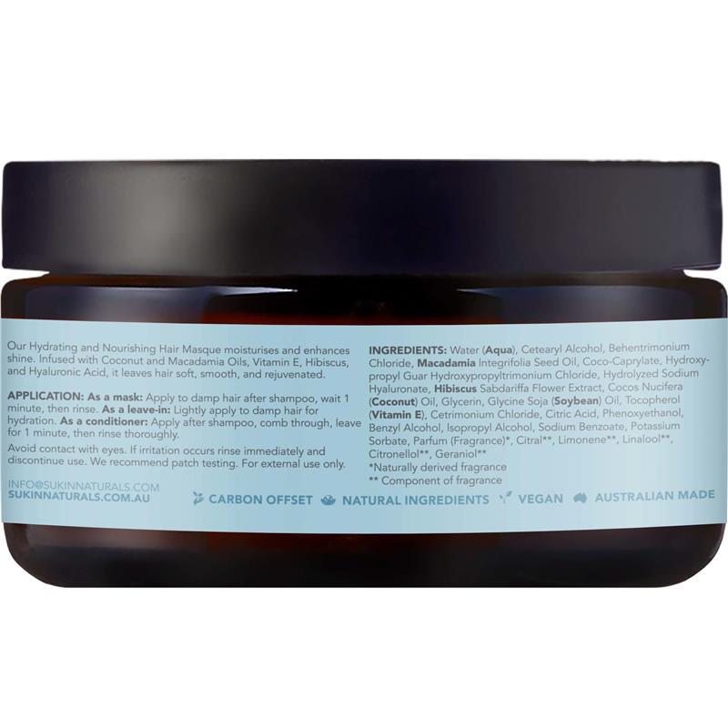 Load image into Gallery viewer, Sukin Hydrating And Nourishing Hair Masque 200ml
