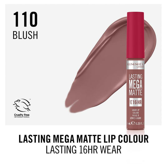 Rimmel London Mega Matte Liquid Lip 110 Blush