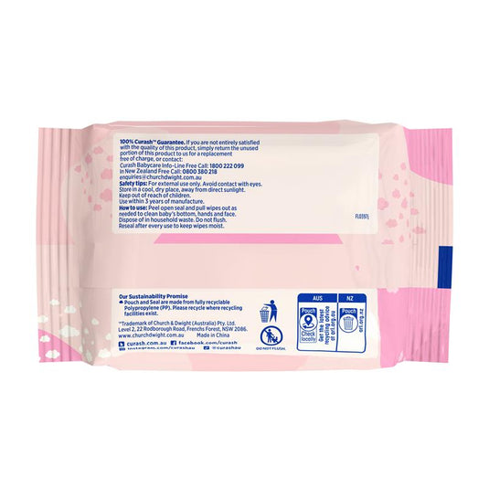 Curash Baby Sensitive Travel Wipes 5 x 20 Pack