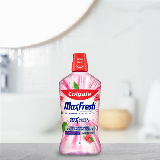 Colgate Mouthwash Max Fresh Watermelon Mint 1L