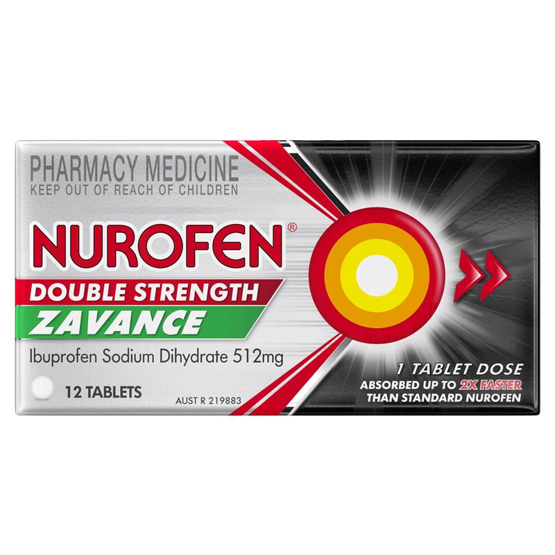 Load image into Gallery viewer, Nurofen Double Strength Zavance 512mg 12 Tablets
