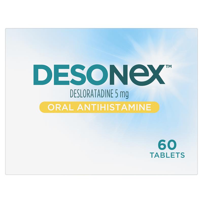 Load image into Gallery viewer, Desonex Allergy &amp; Hayfever 5mg 60 Tablets
