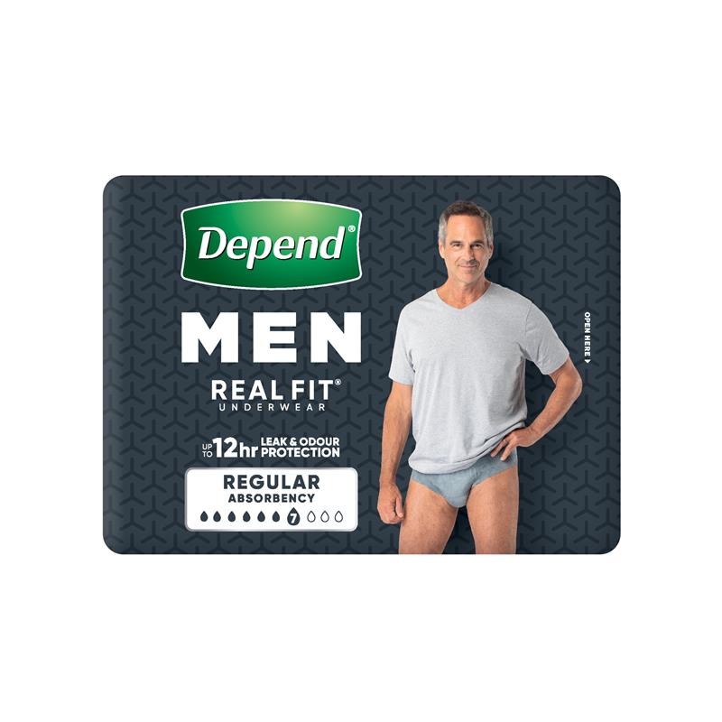 Load image into Gallery viewer, Depend Men Real Fit Underwear Medium 8 Pack
