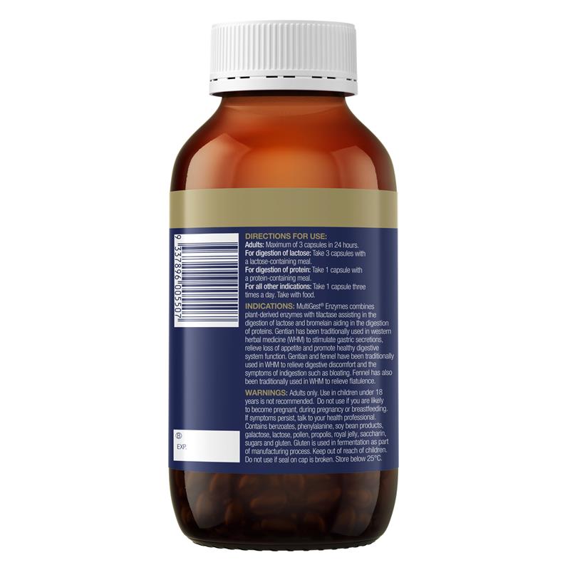 Load image into Gallery viewer, BioCeuticals MultiGest® Enzymes 180 Capsules
