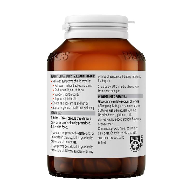 Load image into Gallery viewer, Blackmores Glucosamine + Fish Oil 90 Capsules
