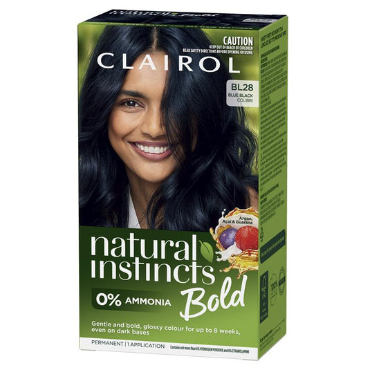 Clairol Natural Instincts Bold Blue Black Permanent Hair Colour
