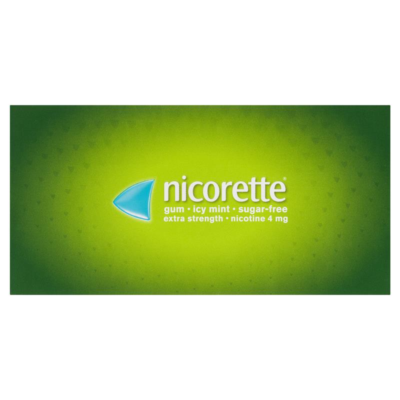 Load image into Gallery viewer, Nicorette Gum 4mg Icy Mint 75 Pieces
